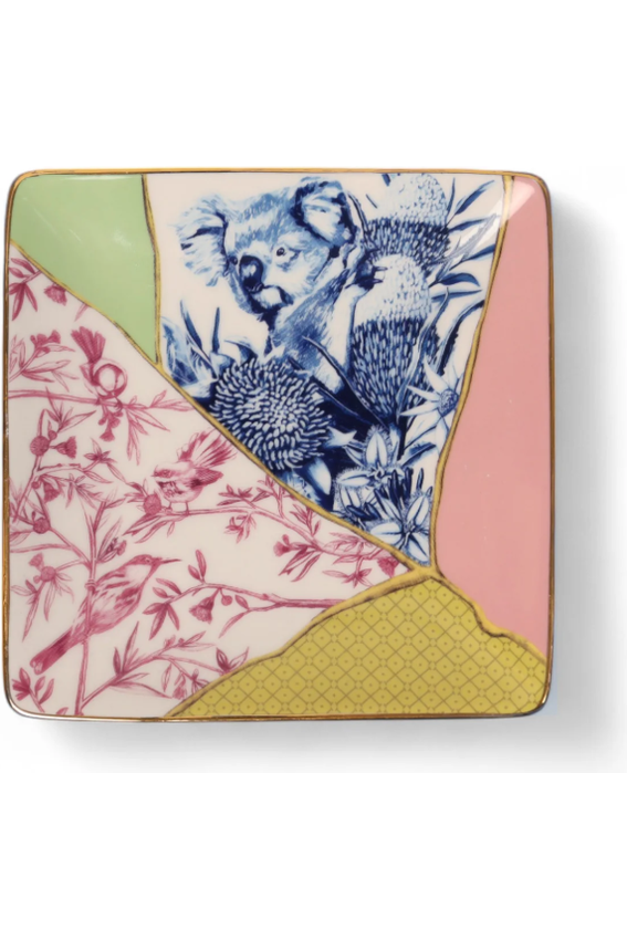 LALA LAND SQUARE TRINKET TRAY - PIECES OF POETRY