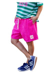 HAMMILL & CO SUMMER TOWELLING SHORT - HOT PINK
