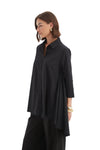 TIRELLI SWING BACK LYOCELL SHIRT - BLACK