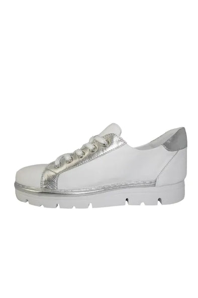 TOP END ELOS SNEAKER - WHITE/SILVER