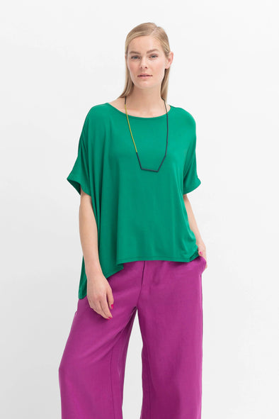 ELK TELSE TSHIRT - CEDAR GREEN