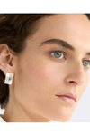 ELK TREL STUD EARRING - SILVER