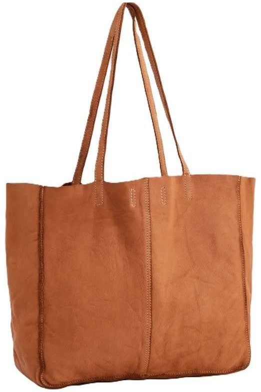 JUJU & CO BABY UNLINED TOTE - TAN