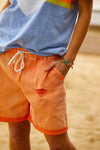 HAMMILL & CO VINTAGE ORANGE DENIM SHORT