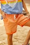 HAMMILL & CO VINTAGE ORANGE DENIM SHORT