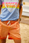 HAMMILL & CO VINTAGE ORANGE DENIM SHORT