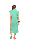 BOOM SHANKAR BELLISSIMO DRESS - GREEN STRIPE