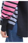 ELM EFFIE MIXED KNIT - NAVY