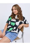 ELM STIJL TEE - ABSTRACT PRINT