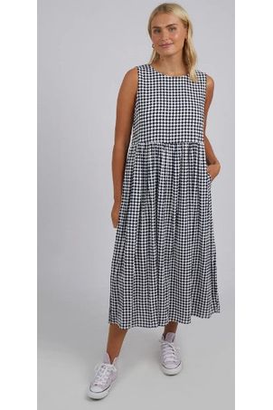 ELM ZEST DRESS - NAVY