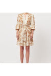 ONCE WAS ANTIGUA LINEN VISCOSE DRESS - ARENA DEL SOL