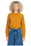 BOOM SHANKAR METROPOLITAN SHIRT - MARIGOLD