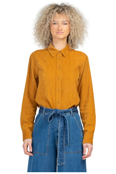 BOOM SHANKAR METROPOLITAN SHIRT - MARIGOLD