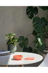 CISS COASTERS IN SUSTAINABLE SILICONE - TERRA+PEACH