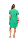 BOOM SHANKAR JOSIE SHIRT DRESS - VERDE