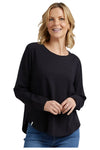 ELM EVERYDAY L/S TEE - BLACK