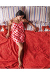 KIP&CO SATIN CAMI NIGHTIE - SWEETHEART