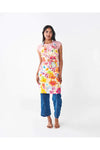 KIP&CO LINEN APRON - FIELDS OF DREAMS IN COLOUR (O/S)