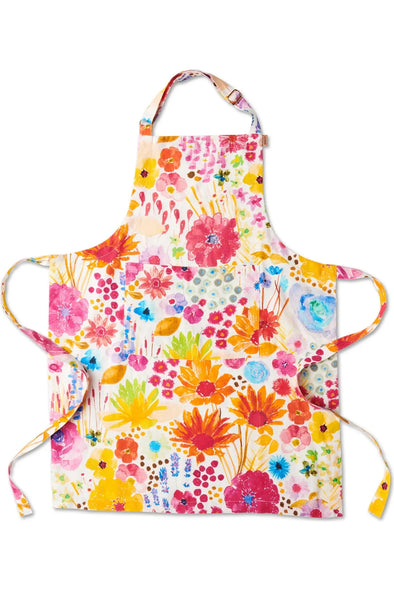 KIP&CO LINEN APRON - FIELDS OF DREAMS IN COLOUR (O/S)
