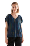 ELK KAYRA V- NECK TEE - ALINEA PRINT