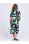 ELM STIJL DRESS - ABSTRACT PRINT