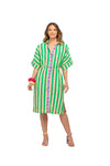 BOOM SHANKAR MAUI SHIRT DRESS - CAPRI PEACH