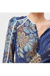 ONCE WAS GRANADA COTTON SILK TOP - AZTEC FLOWER