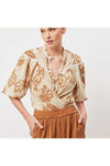 ONCE WAS AZTEC COTTON SILK TOP - ARENA DEL SOL