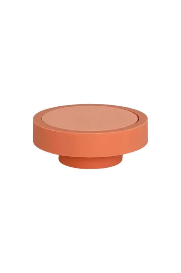 CISS COASTERS IN SUSTAINABLE SILICONE - TERRA+PEACH