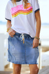 HAMMILL & CO RETRO SKIRT - DENIM