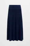 ELK STRAK KNIT SKIRT - STEEL BLUE