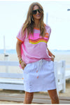 HAMMILL & CO RETRO SKIRT - WHITE