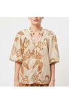 ONCE WAS AZTEC COTTON SILK TOP - ARENA DEL SOL