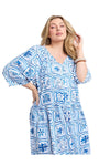 ELM DOLCE TILE MIDI DRESS