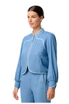 ONCE WAS AURORA REVERSIBLE JACKET - PETINOS FLOROS/BLUE ASH