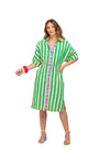 BOOM SHANKAR MAUI SHIRT DRESS - CAPRI PEACH