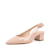 TOP END ABIGALE PATENT HEEL - CAFE