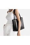 JUJU & CO BABY UNLINED TOTE - BLACK