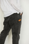 HAMMILL & CO DENIM DISTRESSED JOGGER - BLACK