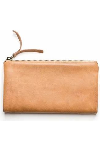 JUJU & CO LARGE CAPRI WALLET - TAN