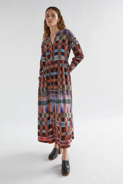 ELK DILAN SHIRT DRESS - KASAR PRINT