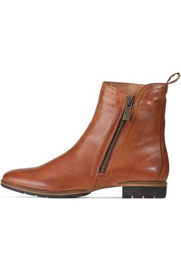 EOS GAITES ANKLE BOOTS - BRANDY