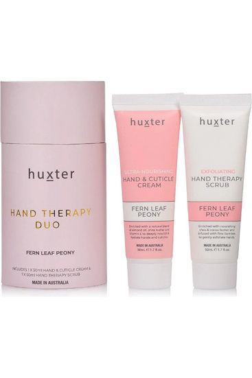 HUXTER HAND THERAPY DUO - PALE PINK - FERN LEAF PEONY