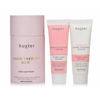 HUXTER HAND THERAPY DUO - PALE PINK - FERN LEAF PEONY