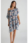AQUA BLUE KAFTAN - MULTI INDIANIC