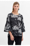 ELK KERS TOP - CHARCOAL PRINT