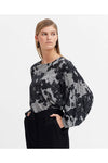 ELK KERS TOP - CHARCOAL PRINT