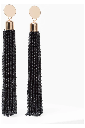 ELK KRAAL EARRING - BLACK