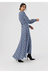 KINNEY LOLITA WRAP DRESS - BOYSENBERRY