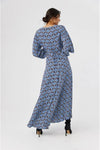 KINNEY LOLITA WRAP DRESS - BOYSENBERRY